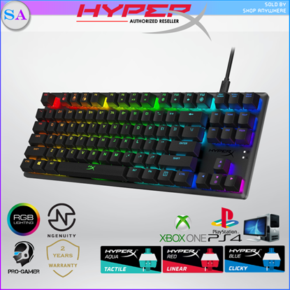 Picture of HyperX Alloy Origins Core Mechanical Wired Gaming Keyboard - Aqua-Tactile