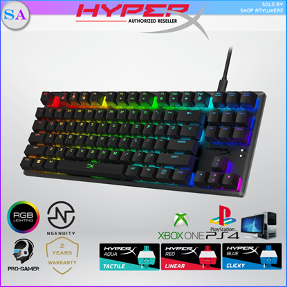 Picture of HyperX Alloy Origins Core Mechanical Wired Gaming Keyboard - Red-Linear