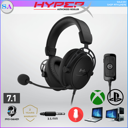 Picture of HYPERX CLOUD ALPHA / ALPHA S GAMING HEADSET - Alpha S Blackout
