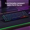 Picture of HyperX Alloy Origins 65 Percent Mechanical Wired Gaming Keyboard 4P5D6AA#ABA / 56R64AA#ABA - Red