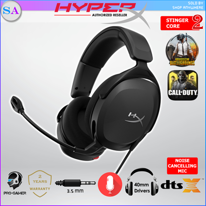Picture of HYPERX CLOUD STINGER 2 CORE DTSX PC GAMING HEADSET (683L9AA)