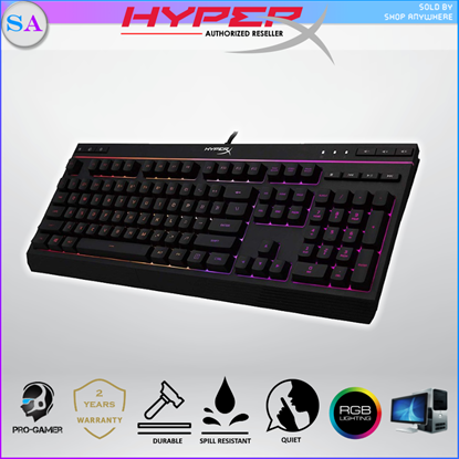 Picture of HyperX Alloy Core RGB Membrane Wired Gaming Keyboard HX-KB5ME2-US