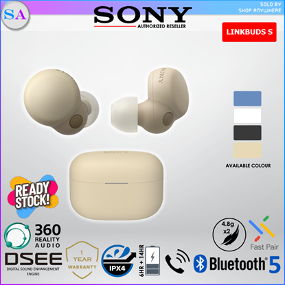 Picture of SONY WF-LS900N LinkBuds S Bluetooth Truly Wireless Headphones Earbuds DSEE 360 Reality Audio - Earth Blue